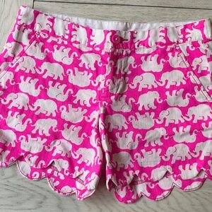 Lilly Pulitzer Pink Tusk In The Sun Elephant Shirts Size 0